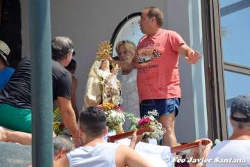 Misa y procesión terrestre-marítima de la playa de Ojos de Garza (Foto TA)